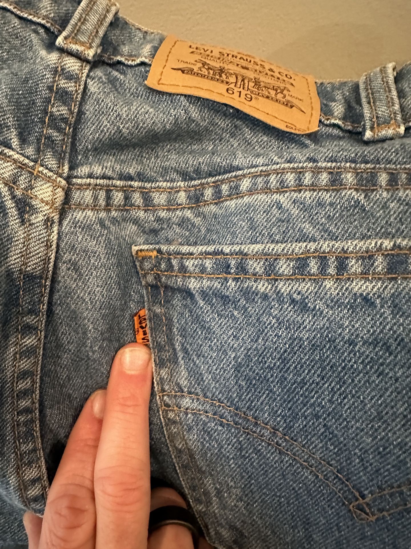 Levi’s 619 Orange Tab 36 X 30 - Made In Canada Rare!