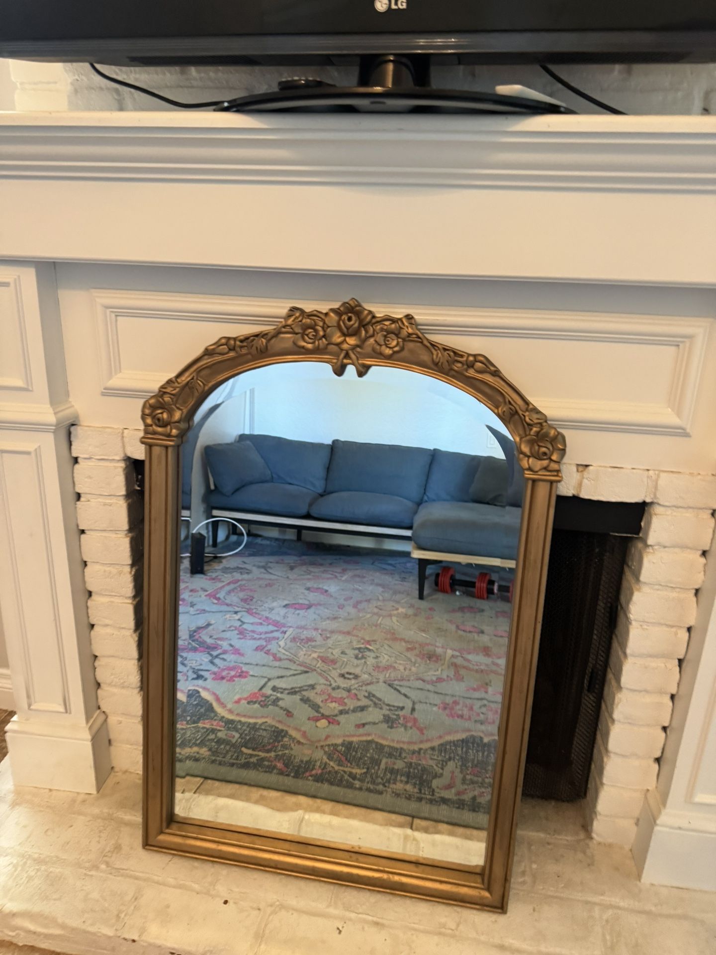 Gold Finish Mirror
