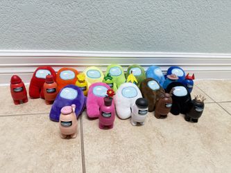 12 Among us Plush + 11 Among us Figures + Among us Bag