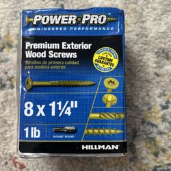 Premium Exterior Wood Screws 