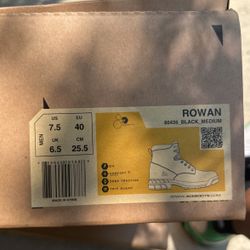 Rowan All Blk. Work Boot