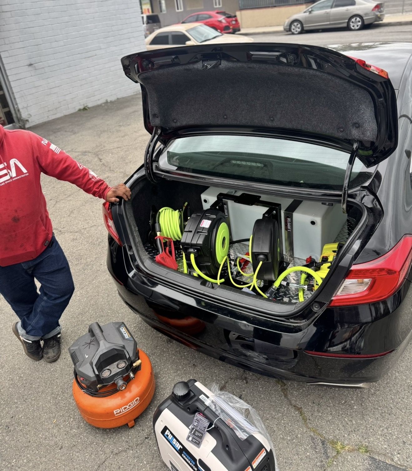 Mobile detailing setup - equipment only