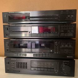 Vintage Kenwood Stereo System 