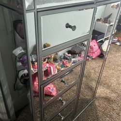  Tall Glass Armoire
