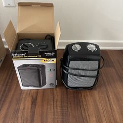 2 Space Heaters – Selanto (NEW) + Lasko (Like New)