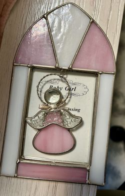 Baby girl Religious Frame