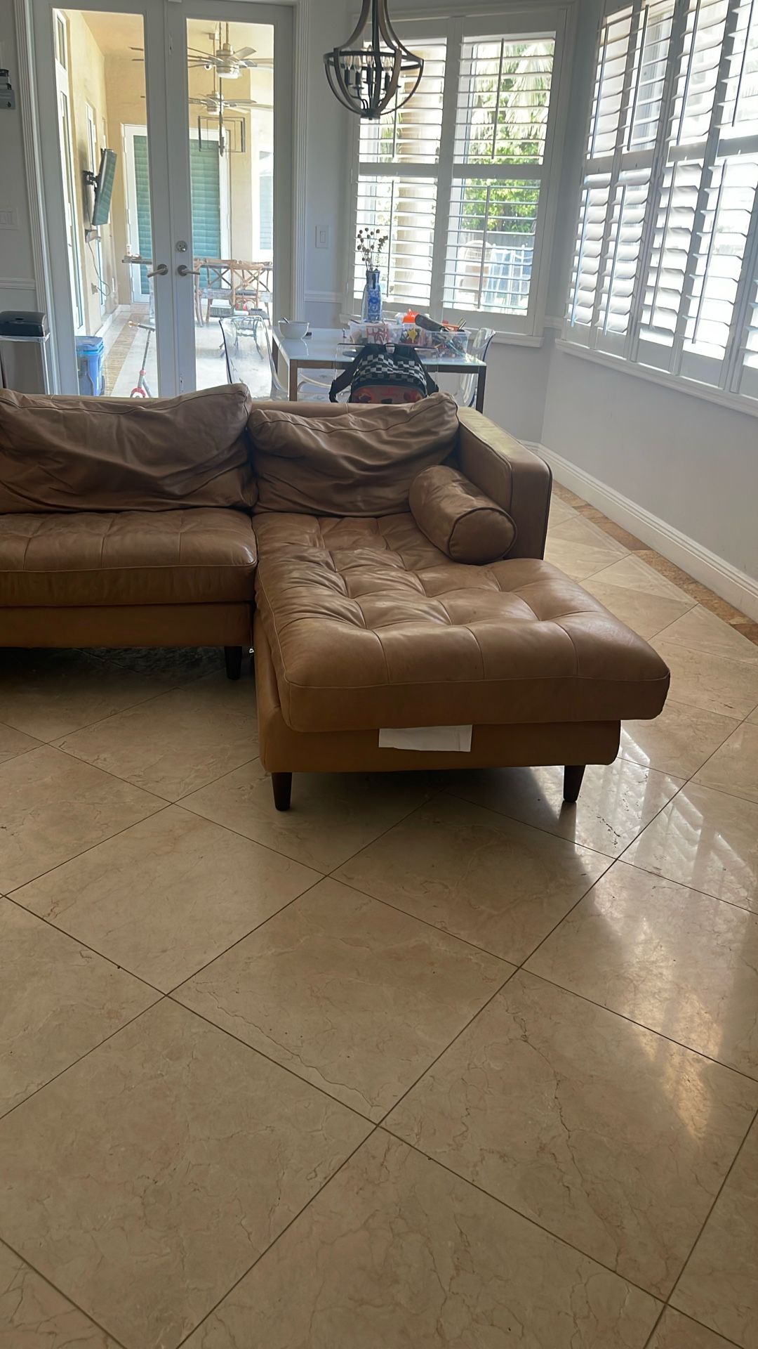 Top Grain Leather Sofa