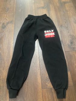 Boys black sweat pants size 10/12 #20