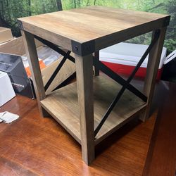 Rustic Table Metal Accents