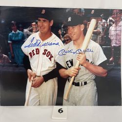 Mantle, Ford, Williams, DiMaggio, Martin 8x10 Signed Photos Post #2 $30-$120
