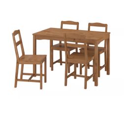 IKEA Dining table with 4 chairs