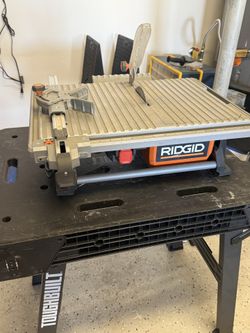 Ridgid tabletop wet tile saw