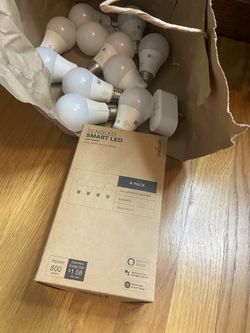 15 bulb lot Sengled Smart Light Bulbs, Zigbee Hub Required, Works with Alexa and SmartThings, Voice Control with Google Home and Echo with built-in Hu