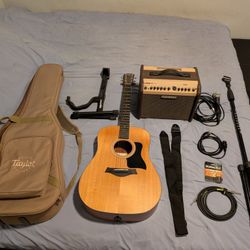 Taylor 110 Acoustic Electric Guitar + Fishman Loudbox mini
