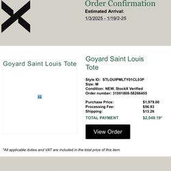 Goyard Tote Bag