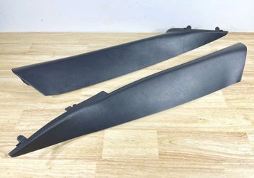 1(contact info removed) Silverado Sierra Suburban Tahoe A Pillar Cover Trim Pair Dark Gray OEM