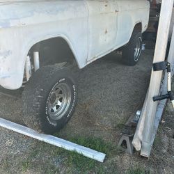 Parts 1955 Chevy Truck Sitting Dodge Frame