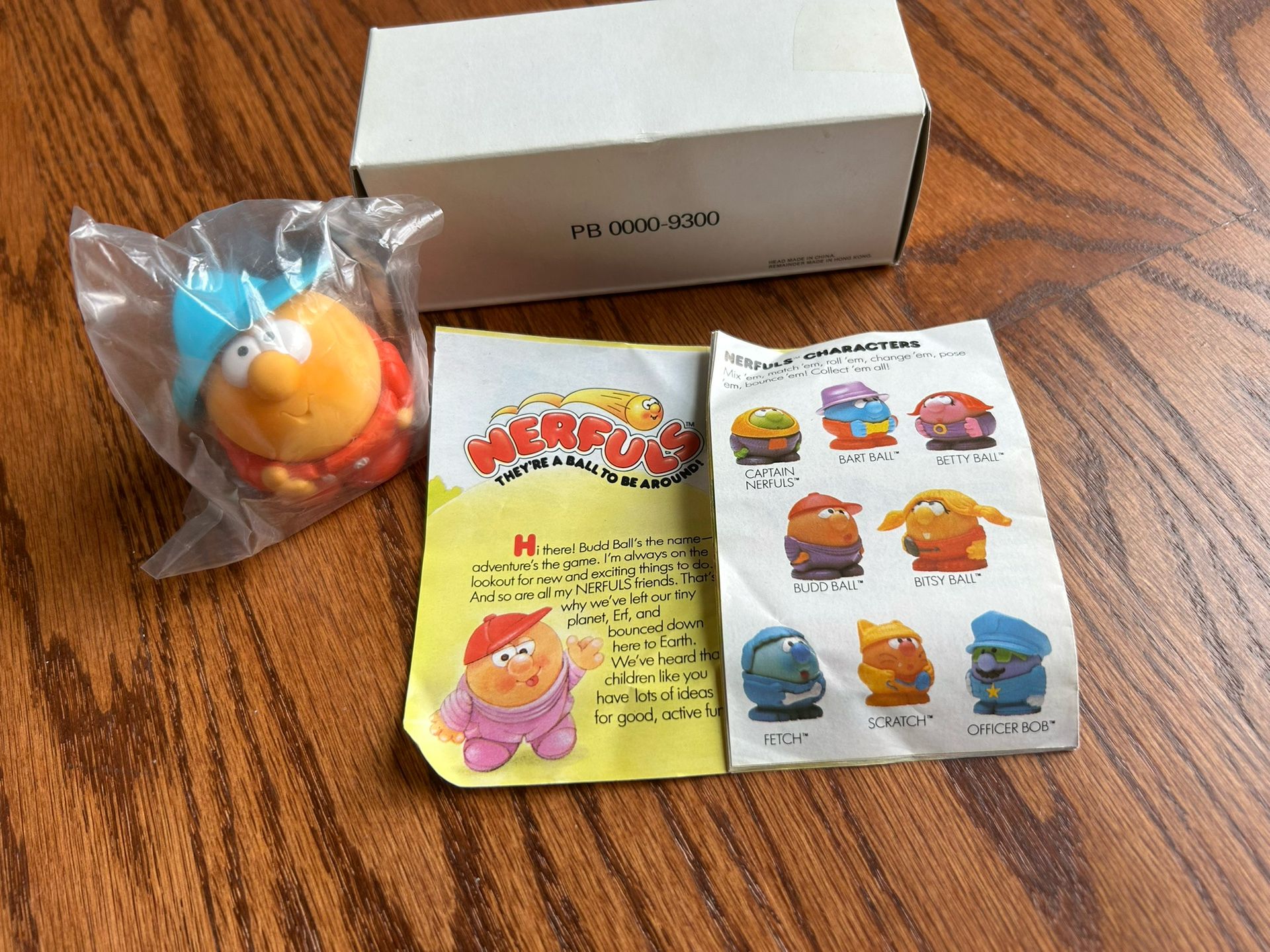 1985 Parker Brothers NERFULS Budd Ball NIP
