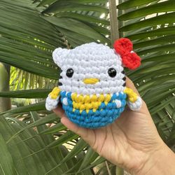 Crochet Hello Kitty Plushie 