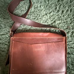 Rustico Thick Leather Laptop Bag Will & Grace Show