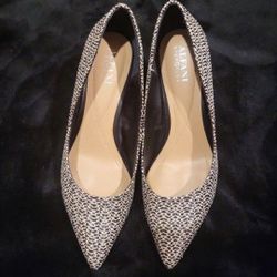 Alfani Black And White Heels- Size 8M