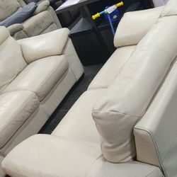 New Leather Couch Set Our Price 1400 Retail $1799