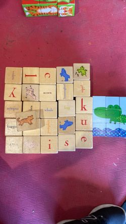 Wooden blocks