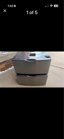 Washer Dryer Pedestal Stands Set of 2