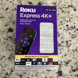 New Roku Express 4k+ 