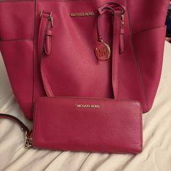 Michael Kors Purse And Wallet Bundle