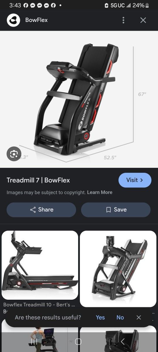 Bow flex Treadmill