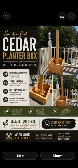 Handmade Planter boxes