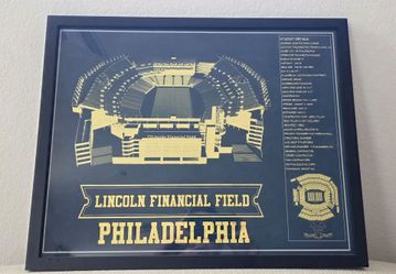 NFL Eagles stadium frame
