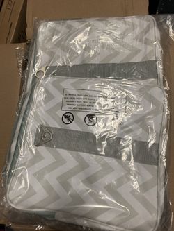 Large Duffle Bag- Chevron Design