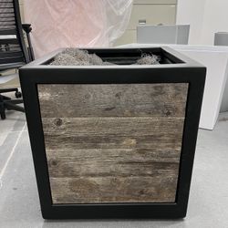 26” tall square planter, Café planter, indoor planter, outdoor planter,