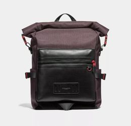 Coach Terrain Roll Top Oxblood Leather Backpack F36090 J7OXB BRAND NEW MSRP $495. Brand New Condition is with tags