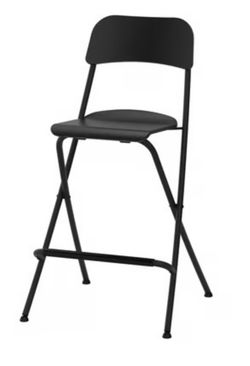 Pair black bar stools