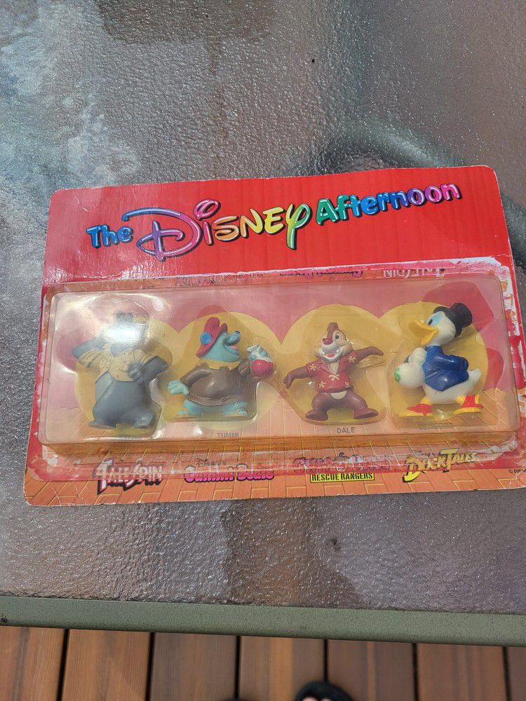 The Disney Afternoon Figures "Vintage 1991" (Never Used)