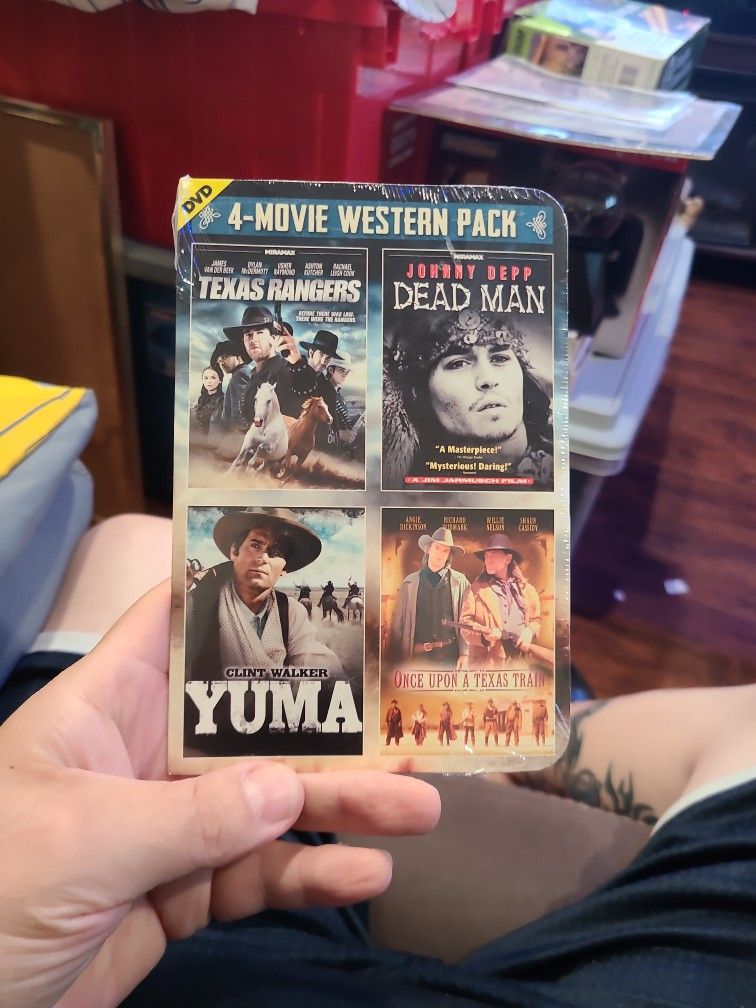 Dead Man/Texas Rangers/Yuma/Once Upon a Texas Train DVD New SealedÂ