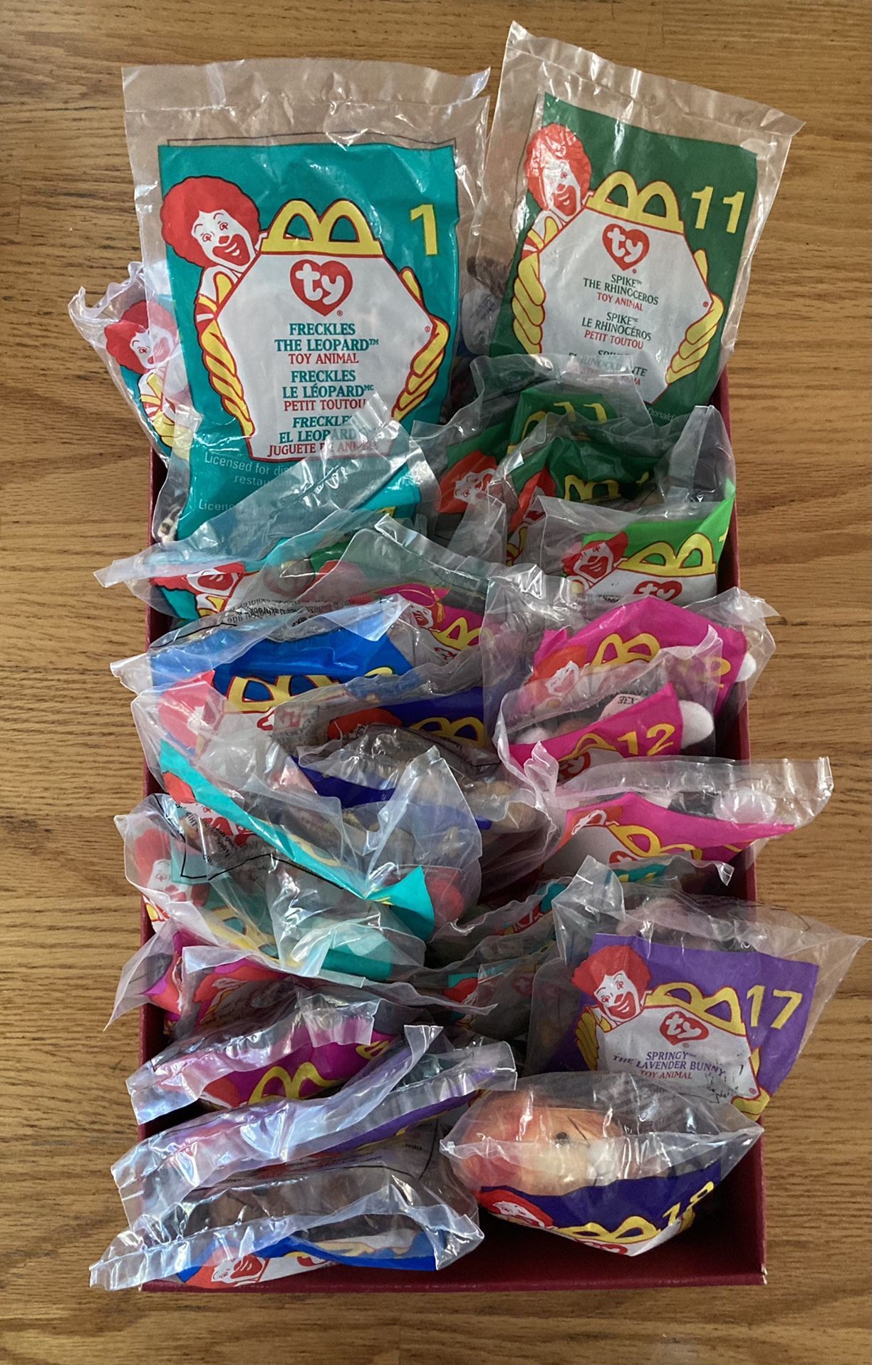 Vintage McDonalds Beanie Babies See List
