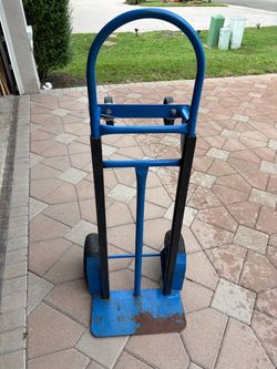 Blue Steel Hand Truck Dolly