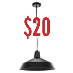 Black Metal Barn Light Pendant