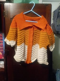 Button Up Knitted Top