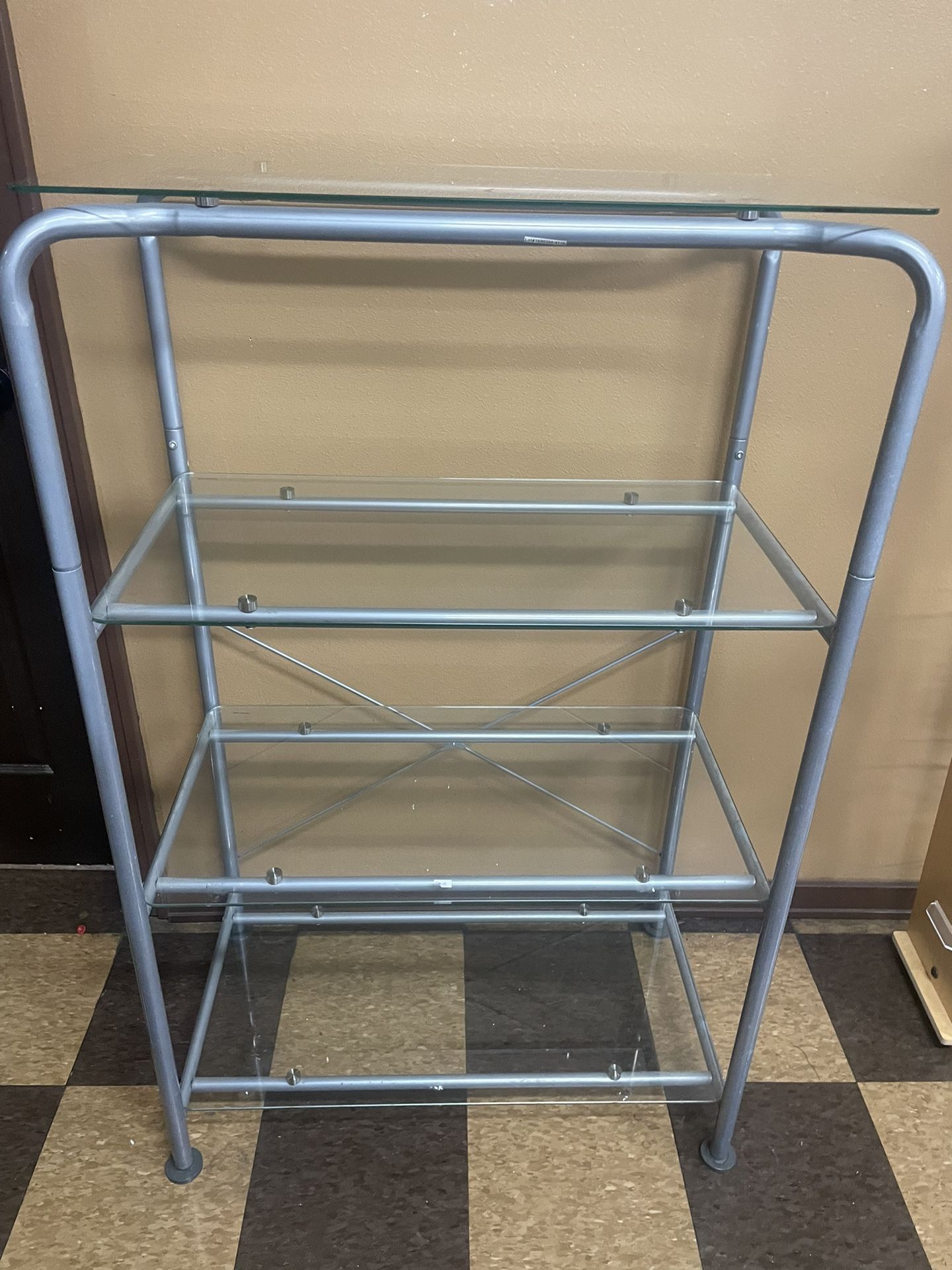 Metallic Glass Stand