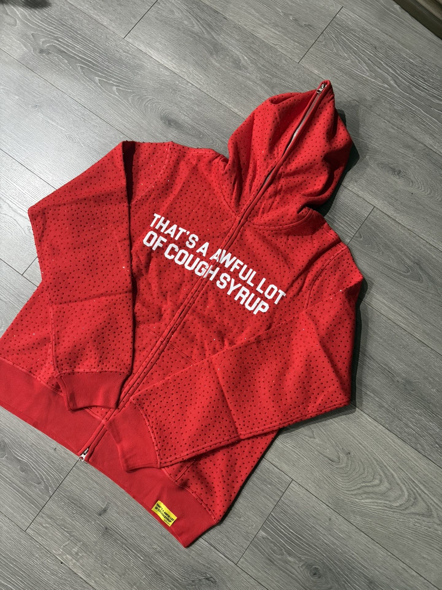 Awful Lot Of Cough Syrup Red Vvs Jacket