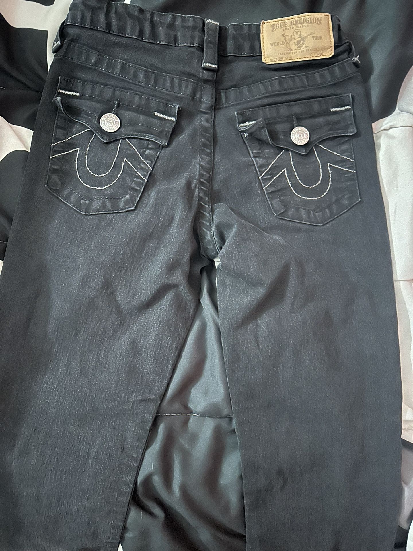True Religion Size 8 Boys (Black)