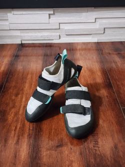 Black Diamond Momentum Rock Climbing Shoes Women's US 6 EU 37 Gray Black Hook & Loop