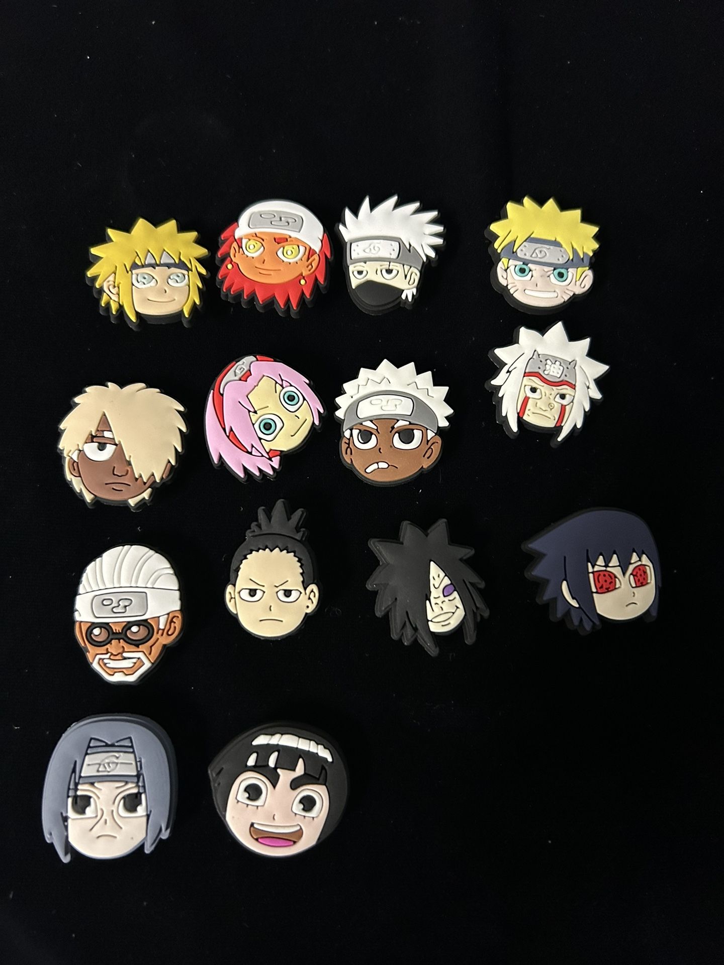 Anime Character Pins Set