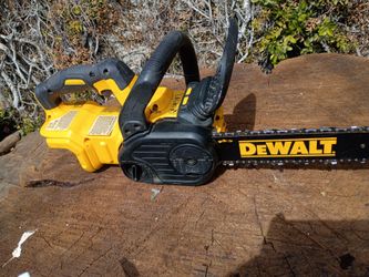 DeWalt  MAX 20v chainsaw TOOL ONLY works excellent $120 ready for use