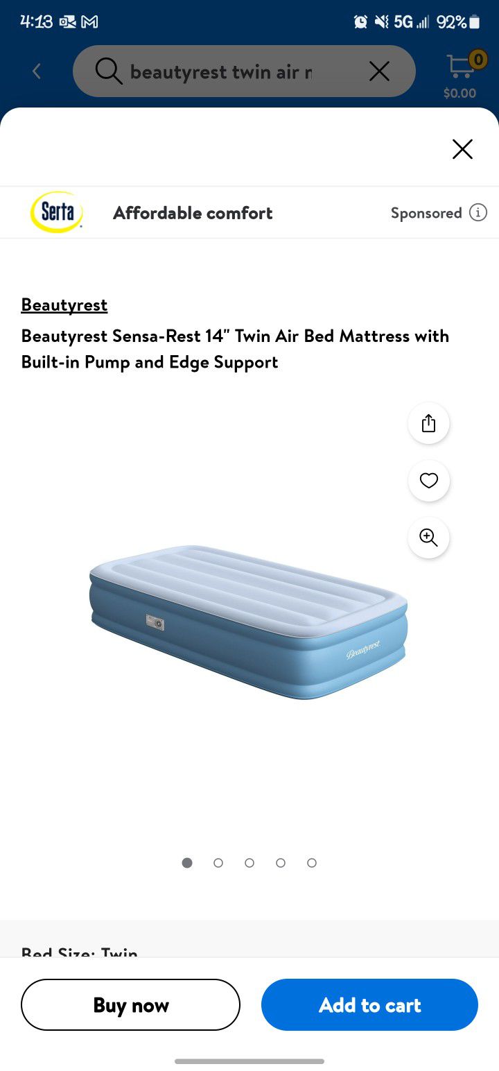Air mattress twin